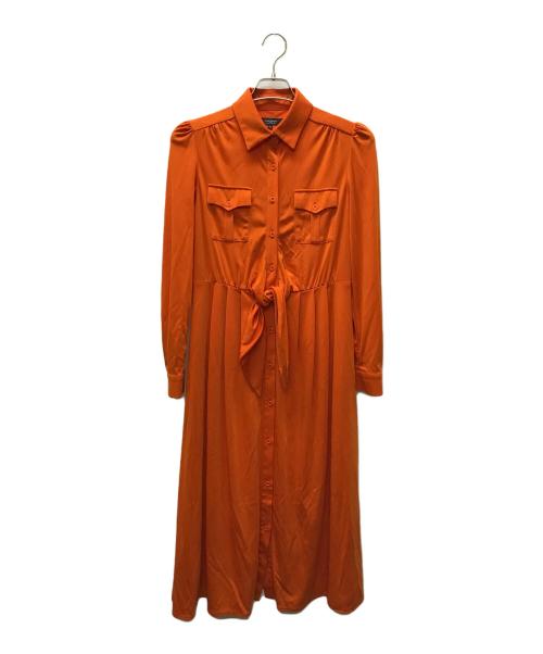 CORCOVADO（コルコバード）CORCOVADO (コルコバード) フロントマークシャツワンピース オレンジ サイズ:36の古着・服飾アイテム