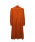 CORCOVADO (コルコバード) フロントマークシャツワンピース オレンジ サイズ:36：8000円