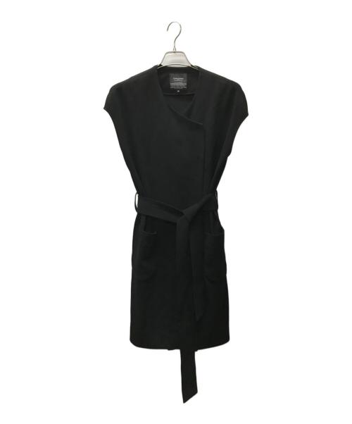 CORCOVADO（コルコバード）CORCOVADO (コルコバード) ロングジレ ブラック サイズ:38の古着・服飾アイテム