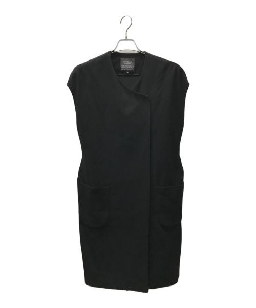 CORCOVADO（コルコバード）CORCOVADO (コルコバード) ロングジレ ブラック サイズ:38の古着・服飾アイテム