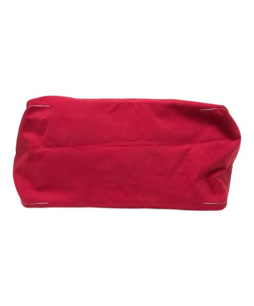 L.L.Bean（エルエルビーン）L.L.Bean (エルエルビーン) BEAMS (ビームス) 別注キャンバストートバッグ ネイビー×レッドの古着・服飾アイテム