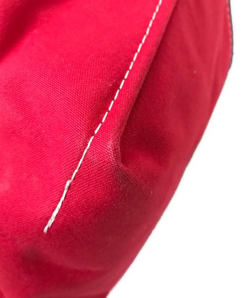 L.L.Bean（エルエルビーン）L.L.Bean (エルエルビーン) BEAMS (ビームス) 別注キャンバストートバッグ ネイビー×レッドの古着・服飾アイテム