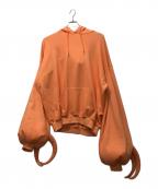 SYCKLIシックリー）の古着「Double Knuckle Hoodie」｜オレンジ