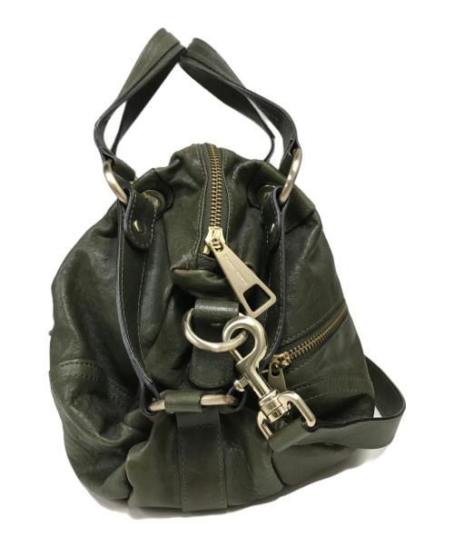 ms by martine SITBON（マルティーヌシットボン）MS by Martine SITBON (マルティーヌシットボン) 2WAYショルダーバッグ カーキの古着・服飾アイテム