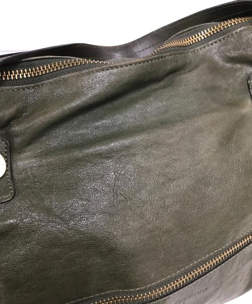 ms by martine SITBON（マルティーヌシットボン）MS by Martine SITBON (マルティーヌシットボン) 2WAYショルダーバッグ カーキの古着・服飾アイテム