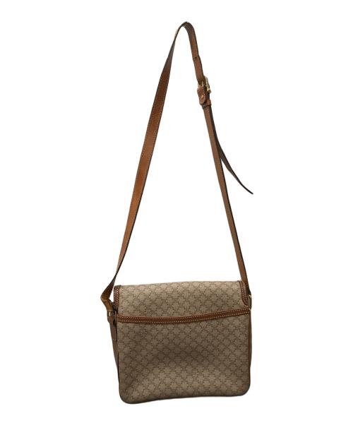 CELINE（セリーヌ）CELINE (セリーヌ) マカダム柄ショルダーバッグ ブラウンの古着・服飾アイテム