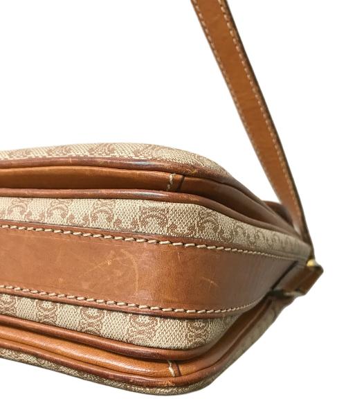 CELINE（セリーヌ）CELINE (セリーヌ) マカダム柄ショルダーバッグ ブラウンの古着・服飾アイテム