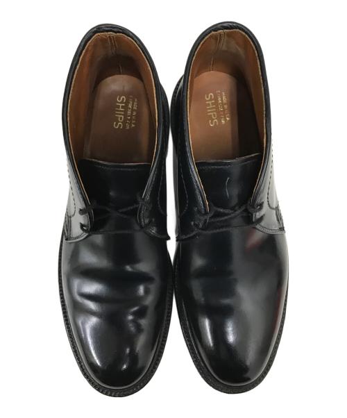 Alden（オールデン）ALDEN (オールデン) SHIPS (シップス) 別注コードバンチャッカブーツ ブラック サイズ:7 1/2 B/Dの古着・服飾アイテム