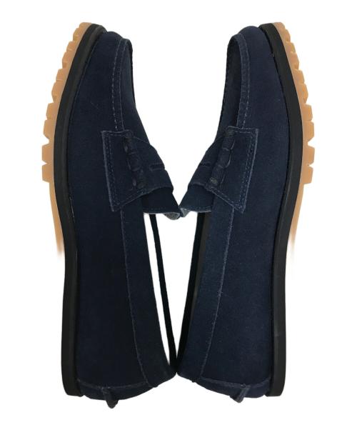 leno（リノ）LENO (リノ) REGAL Shoe & Co. (リーガル シュー＆カンパニー) スウェードローファー ネイビー サイズ:261/2の古着・服飾アイテム