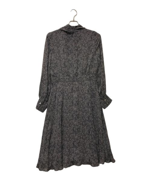 BROOKS BROTHERS（ブルックスブラザーズ）BROOKS BROTHERS (ブルックスブラザーズ) ボウタイブラウスワンピース ブラック サイズ:8の古着・服飾アイテム