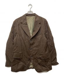 A.PRESSE（アプレッセ）の古着「Tweed Tailored Jacket」｜ブラウン