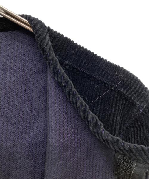 STONE ISLAND（ストーンアイランド）STONE ISLAND (ストーンアイランド) ノーカラーコーデュロイジャケット ブラック サイズ:Sの古着・服飾アイテム