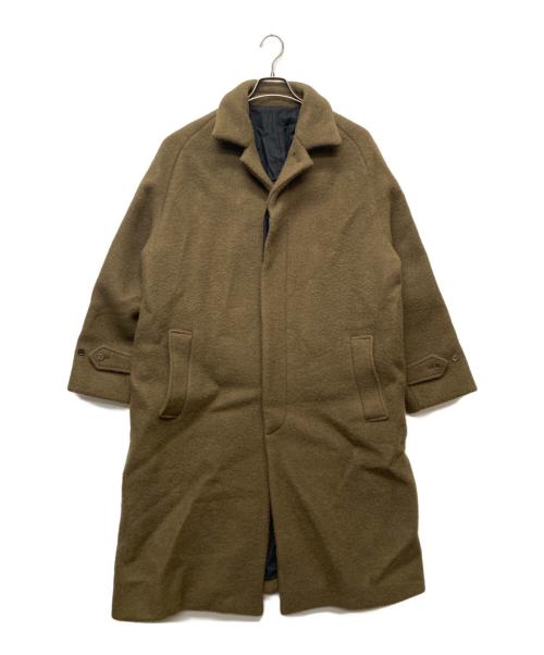 MARKAWARE（マーカウェア）MARKAWARE (マーカウェア) MAC COAT ORGANIC SUFFOLK MELTON ブラウン サイズ:2の古着・服飾アイテム