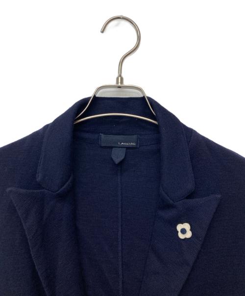 LARDINI（ラルディーニ）LARDINI (ラルディーニ) ウールニットジャケット/JNLJM21Y ネイビー サイズ:Lの古着・服飾アイテム
