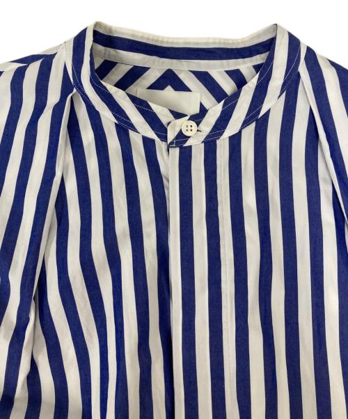 COLON（コロン）COLON (コロン) インプリーツ ロングシャツ ブルー サイズ:1の古着・服飾アイテム