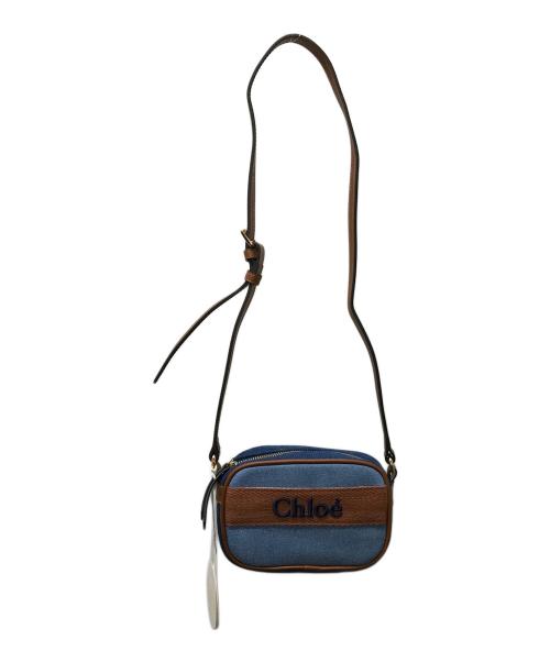 Chloe Kids（クロエ キッズ）Chloe KIDS (クロエ キッズ) デニムクロスボディバッグ インディゴ 未使用品の古着・服飾アイテム
