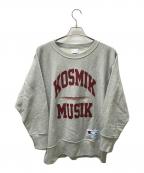 Champion×UNDERCOVERチャンピオン×アンダーカバー）の古着「KOSMIK MUSIK リバースウィーブ(R) クルーネックスウェットシャツ」｜グレー