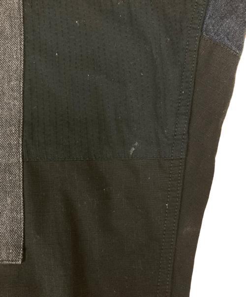 FDMTL（ファンダメンタル）FDMTL (ファンダメンタル) パッチワークデニムパンツ ブラック サイズ:SIZE 76cm (W30)の古着・服飾アイテム