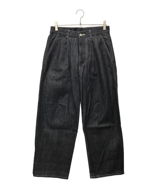 Graphpaper（グラフペーパー）Graphpaper (グラフペーパー) Selvage Denim Two Tuck Pants インディゴ サイズ:1の古着・服飾アイテム