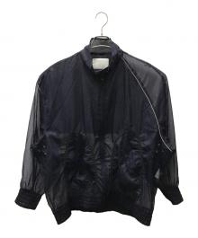 KOLOR（カラー）の古着「シアーリップストップ オーバーサイズ ブルゾン」｜ネイビー