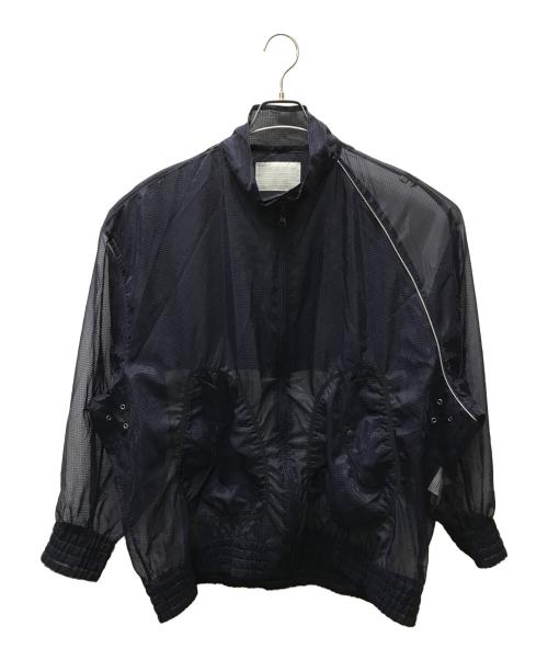 KOLOR（カラー）KOLOR　 (カラー) シアーリップストップ オーバーサイズ ブルゾン ネイビー サイズ:1の古着・服飾アイテム