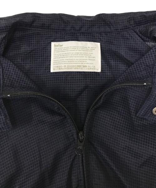 KOLOR（カラー）KOLOR　 (カラー) シアーリップストップ オーバーサイズ ブルゾン ネイビー サイズ:1の古着・服飾アイテム