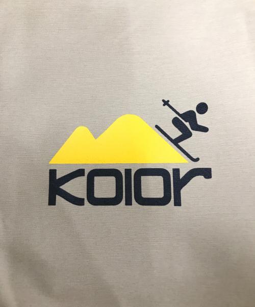 KOLOR（カラー）KOLOR (カラー) HALF ZIP JERSEY ベージュ サイズ:3の古着・服飾アイテム