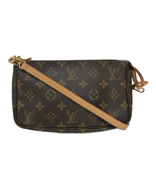 LOUIS VUITTON（ルイ ヴィトン）LOUIS VUITTON (ルイ ヴィトン) モノグラム・ポシェット・アクセソワール ブラウンの古着・服飾アイテム