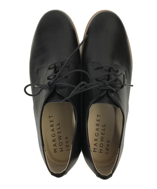 MARGARET HOWELL idea（マーガレット ハウエル アイディア）MARGARET HOWELL idea (マーガレット ハウエル アイディア) プレーントゥシューズ ブラック サイズ:23.5cmの古着・服飾アイテム