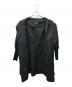 中古・古着 TRUNK HIROKO KOSHINO (トランク ヒロコ コシノ) ドロストデザインリブジョイントコート ブラック サイズ:38：13000円