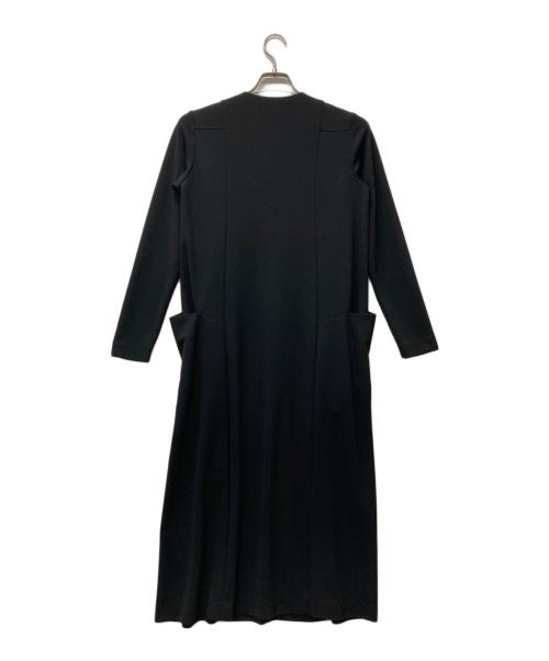 HIROKO KOSHINO（ヒロコ コシノ）HIROKO KOSHINO (ヒロコ コシノ) フロントジップワンピース ブラック サイズ:38の古着・服飾アイテム