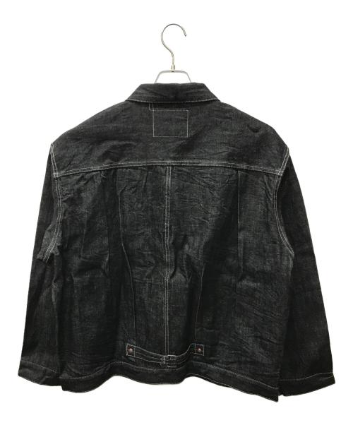 HOUSTON（ヒューストン）HOUSTON (ヒューストン) TYPE-1 DENIM JACKET T-BACK- ブラック サイズ:44の古着・服飾アイテム
