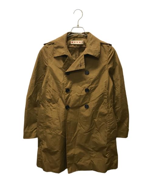 MARNI（マルニ）MARNI (マルニ) ナイロン混トレンチコート ブラウン サイズ:38の古着・服飾アイテム