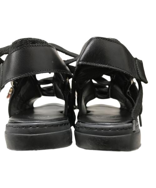 TOGA PULLA（トーガ プルラ）TOGA PULLA (トーガ プルラ) レースアップサンダル ブラック サイズ:23.5cmの古着・服飾アイテム