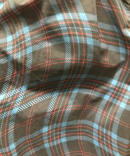 TIGHTBOOTH PRODUCTION（タイトブースプロダクション）TIGHTBOOTH PRODUCTION (タイトブースプロダクション) WAVY PLAID BALLOON PANTS ブルー サイズ:SIZE Mの古着・服飾アイテム