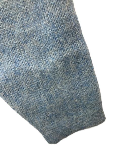 BONCOURA（ボンクラ）BONCOURA (ボンクラ) アルパカカーディガン ブルー サイズ:42の古着・服飾アイテム
