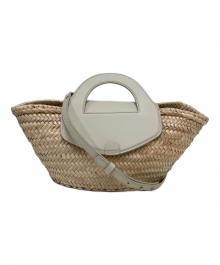 HEREU（ヘリュー）の古着「2WAYカゴバッグ」｜ベージュ