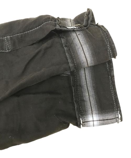 MIHARA YASUHIRO（ミハラヤスヒロ）MIHARA YASUHIRO (ミハラヤスヒロ) USED加工チェックシャツ ブラック サイズ:50の古着・服飾アイテム