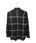MIHARA YASUHIRO (ミハラヤスヒロ) USED加工チェックシャツ ブラック サイズ:50：9000円