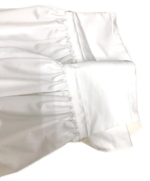 ANAYI（アナイ）ANAYI (アナイ) コンパクトツイルボウタイ ブラウス ホワイト サイズ:38の古着・服飾アイテム