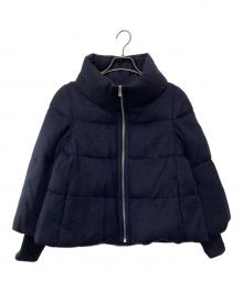 ANAYI（アナイ）の古着「アルパカシャギーダウンコート」｜ネイビー