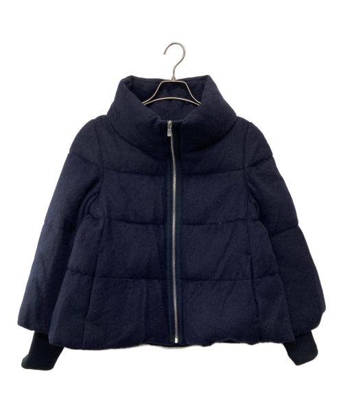 ANAYI（アナイ）ANAYI (アナイ) アルパカシャギーダウンコート ネイビー サイズ:36の古着・服飾アイテム