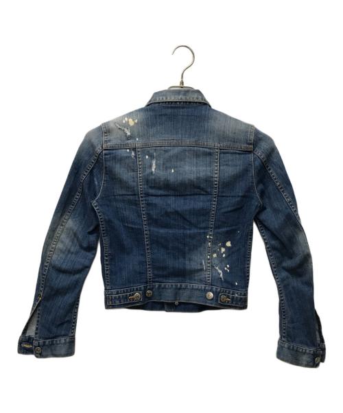 DSQUARED2（ディースクエアード）DSQUARED2 (ディースクエアード) デニムジャケット インディゴ サイズ:38の古着・服飾アイテム