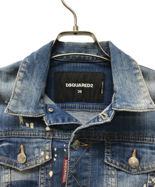 DSQUARED2（ディースクエアード）DSQUARED2 (ディースクエアード) デニムジャケット インディゴ サイズ:38の古着・服飾アイテム