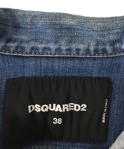 DSQUARED2（ディースクエアード）DSQUARED2 (ディースクエアード) デニムジャケット インディゴ サイズ:38の古着・服飾アイテム
