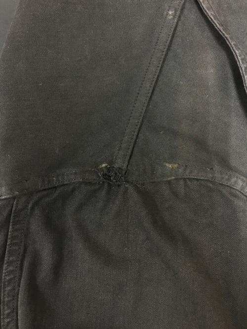 French Army（フランス軍）French Army (フレンチアーミー) 黒染めM-47ミリタリージャケット ブラック サイズ:26の古着・服飾アイテム