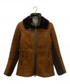 PRADA SPORTSプラダスポーツ）の古着「インナーベスト付ムートンジャケット」｜ブラウン
