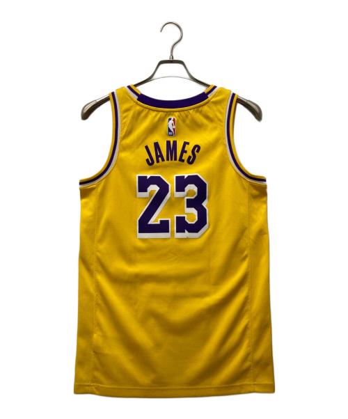 NIKE（ナイキ）NIKE (ナイキ) Lebron James Swingman Icon LA Lakers Away Jersey イエロー サイズ:Sの古着・服飾アイテム