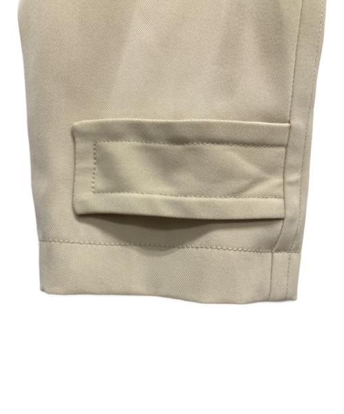 qualite（カリテ）qualite (カリテ) ドレープツイル2WAYコート/3248-00-00000 ベージュ サイズ:36の古着・服飾アイテム