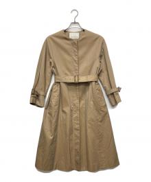 ANAYI（アナイ）の古着「撥水ギャバクルーコート/102117-17-170」｜ブラウン